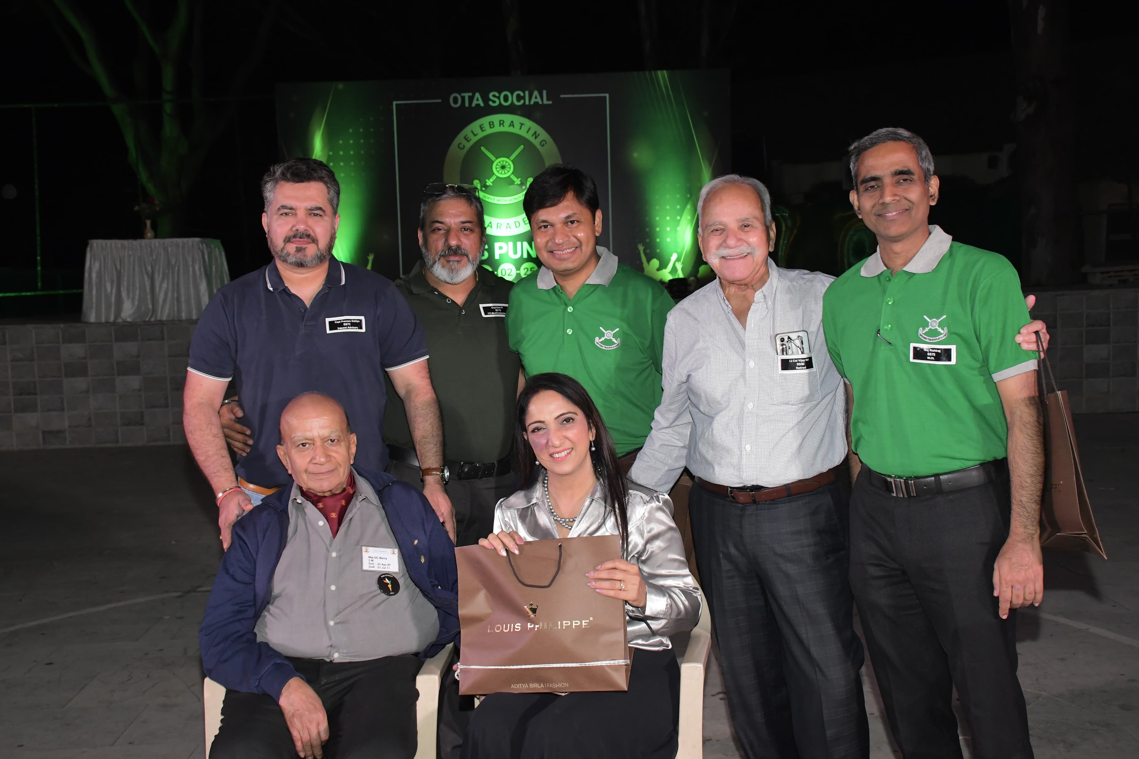 Unnitee community members posing together at an event